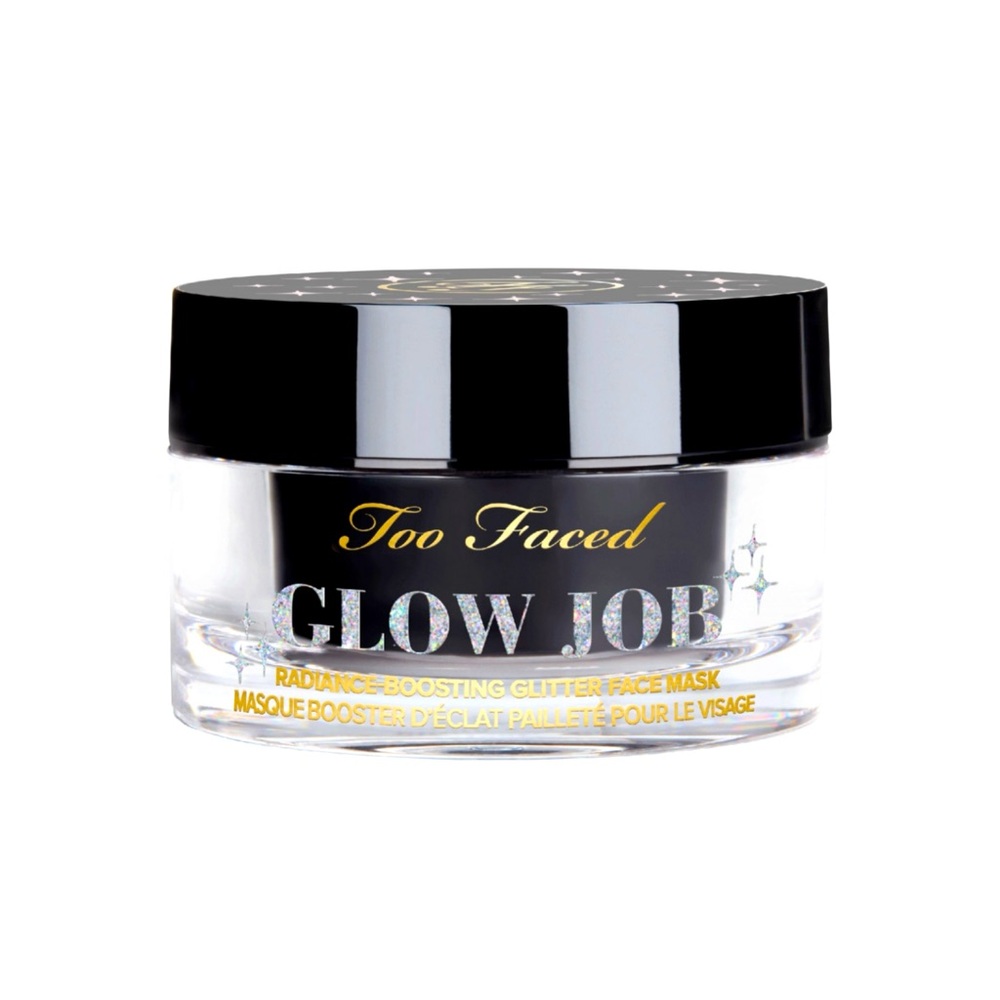 TOO FACED “Glow Job” Radiance-Boosting Glitter Face Mask Full Size BNIB